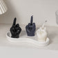 Kreative Mittel-Finger-Kerze