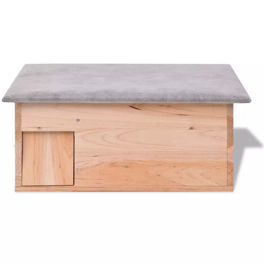 Holz Igelhaus - 45 x 33 x 22 cm
