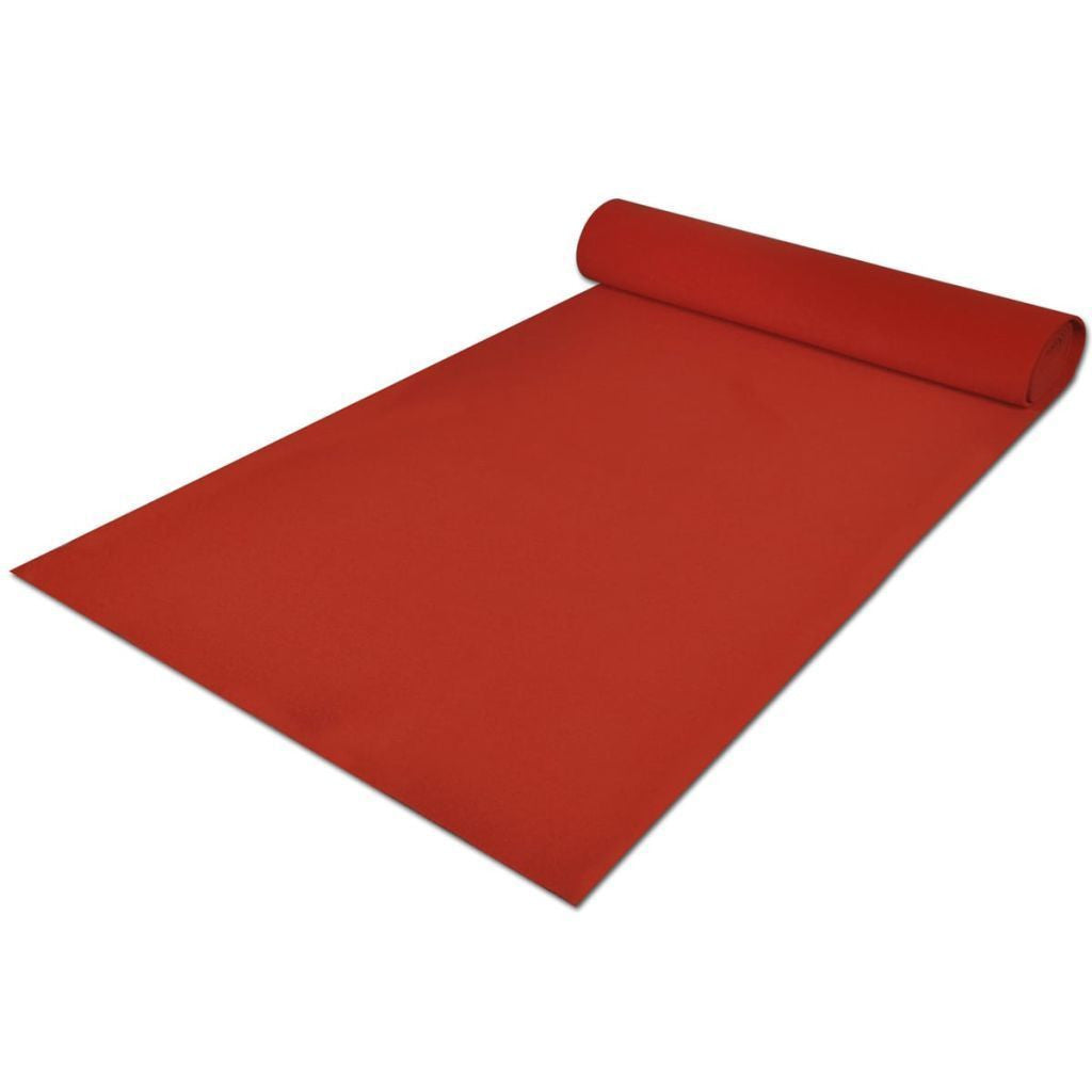Extra schwerer roter Teppich 1 x 5 m - 400 g/m2