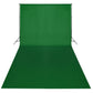 Grüner Hintergrund 600 x 300 cm. Chroma-Key