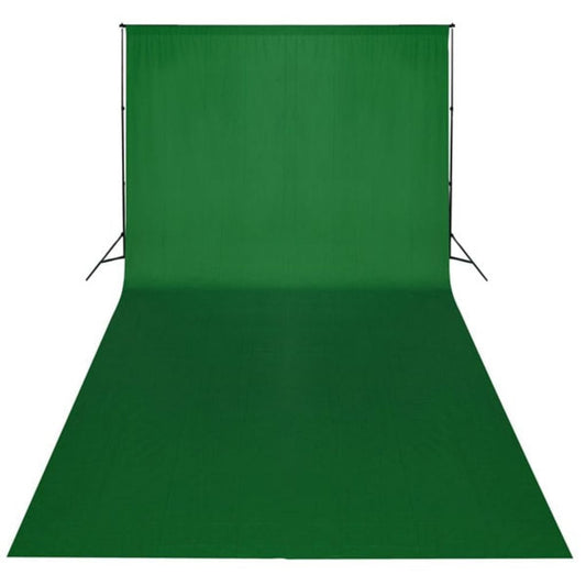 Grüner Hintergrund 600 x 300 cm. Chroma-Key