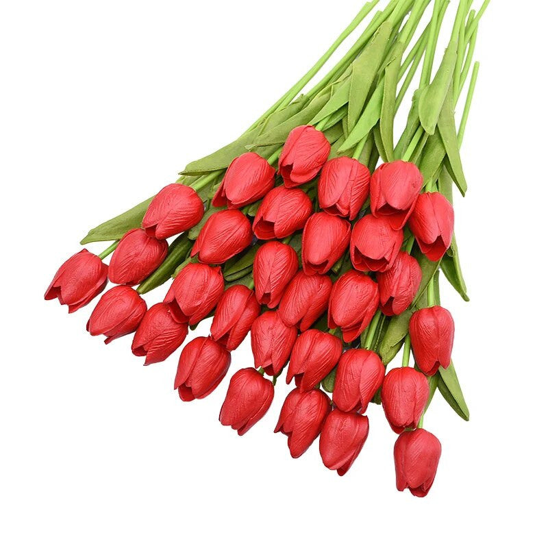 31 Stück Künstliche Tulpen