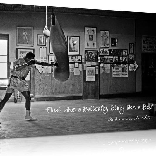 Muhammad Ali Inspirierende Leinwand