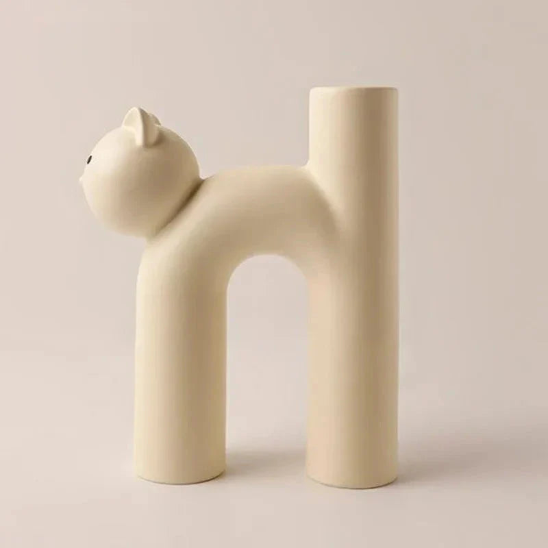 Matte Kitten Blumen Vase