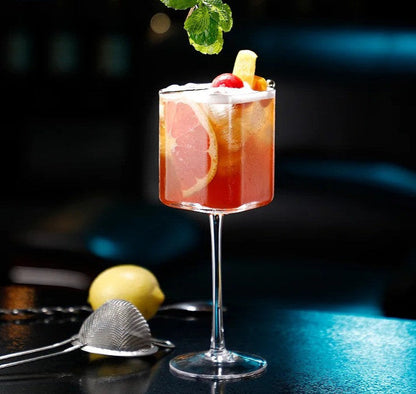 Quadratisches Highball Cocktailglas