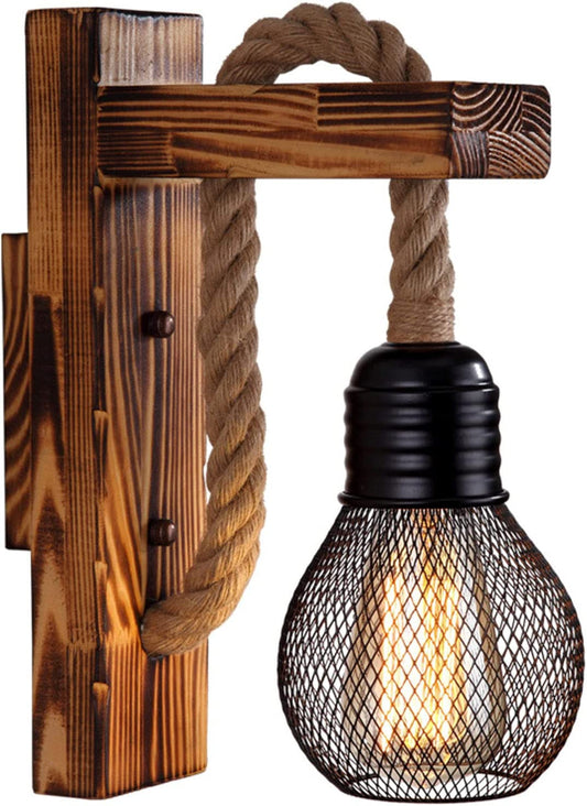 Seil Industrielle Wandlampe
