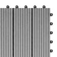 WPC-Fliesen 30x30cm 11Stk 1m2 Grau