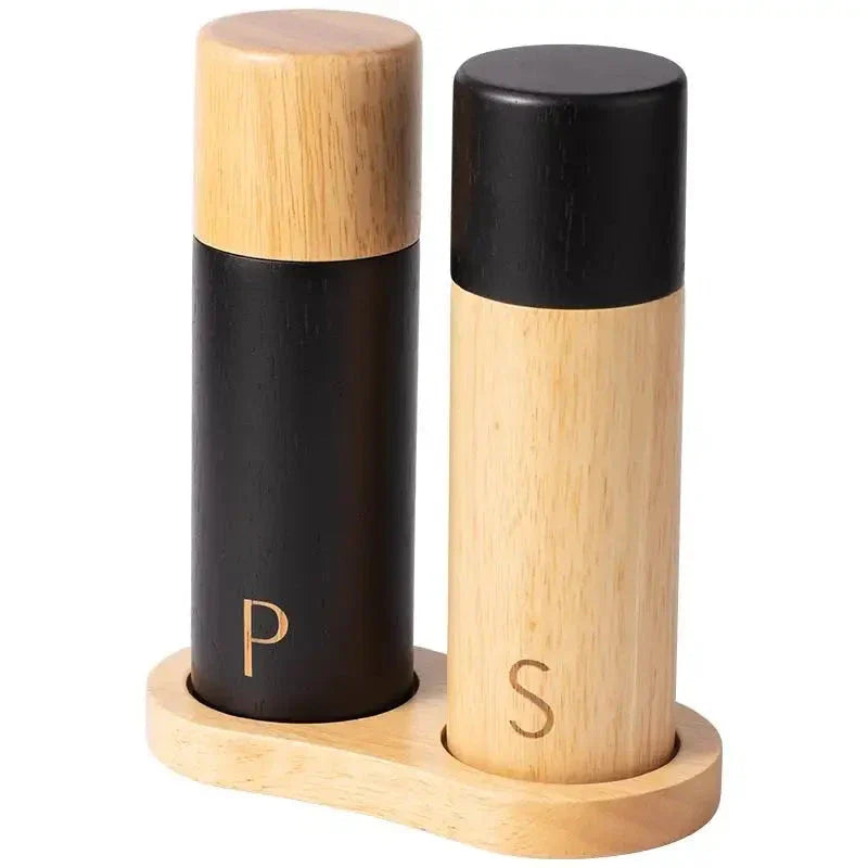 Holz Salz- und Pfeffermühle Set