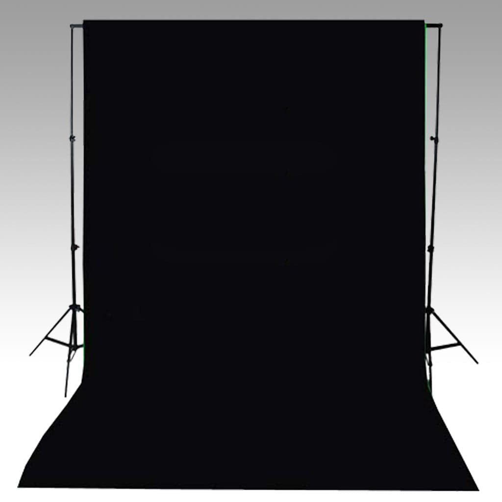 Schwarzer Hintergrund 600 x 300 cm