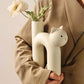 Matte Kitten Blumen Vase