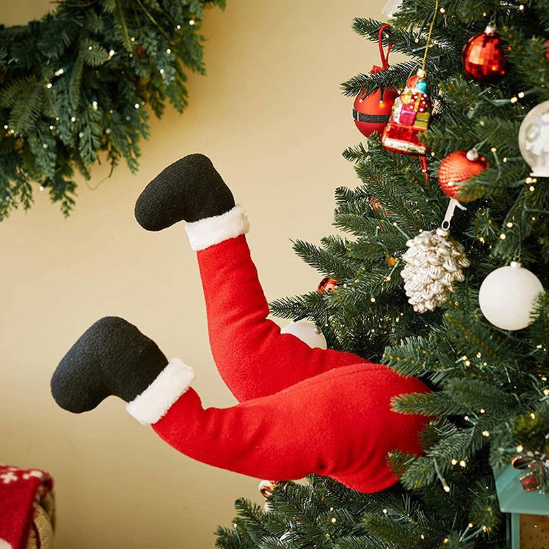 Santas Beine Baumdekoration