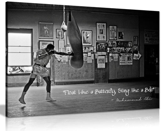 Muhammad Ali Inspirierende Leinwand