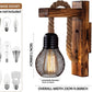 Seil Industrielle Wandlampe