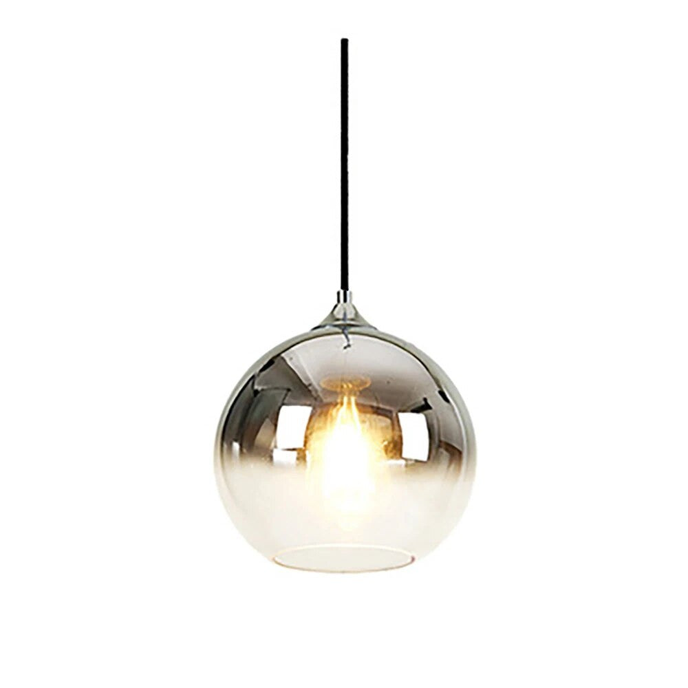 Glas Kupfer Finish Deckenleuchte