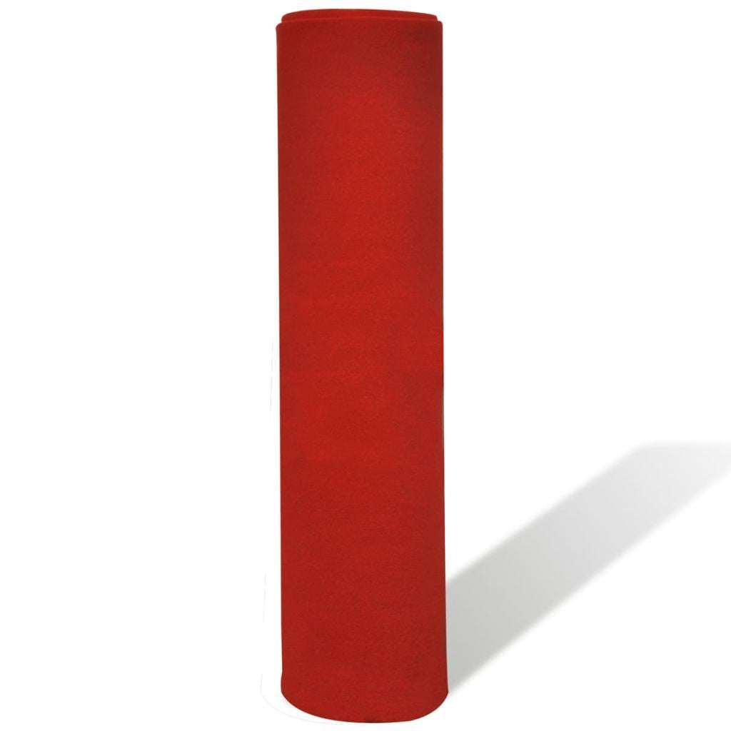 Extra schwerer roter Teppich 1 x 5 m - 400 g/m2