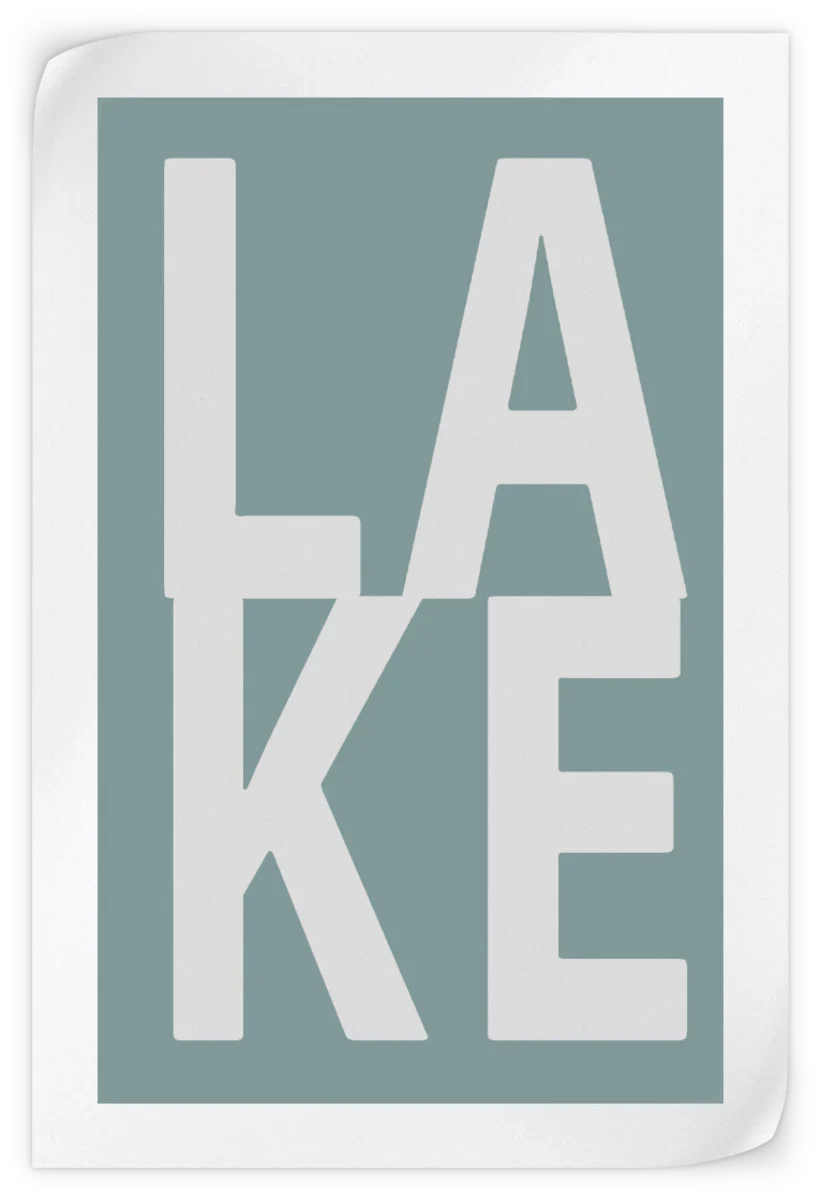 Frendorf | Lake Aqua Wandkunst