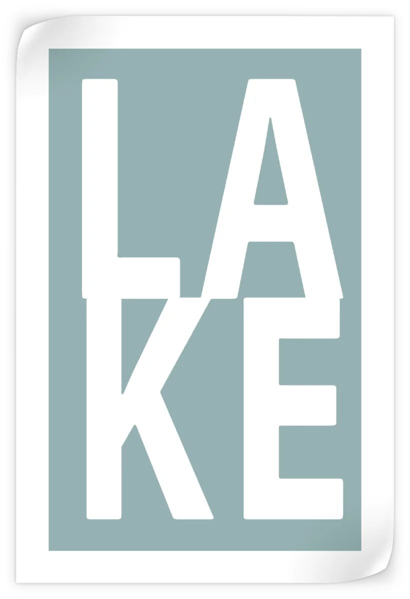 Frendorf | Lake Aqua Wandkunst