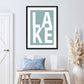 Frendorf | Lake Aqua Wandkunst