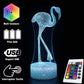 3D Lampe Flamingo