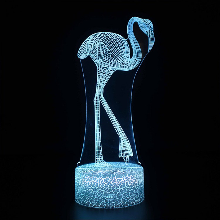 3D Lampe Flamingo