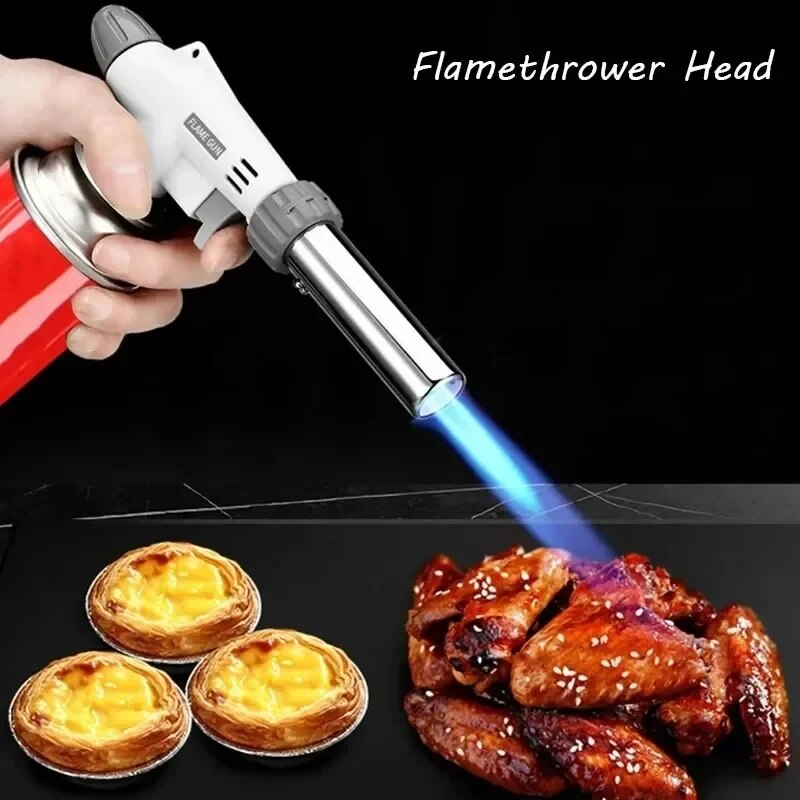 Frendorf | Tragbare Metalle Butangas-Gaskocher – BBQ, Camping und Kochen Flammenwerfer