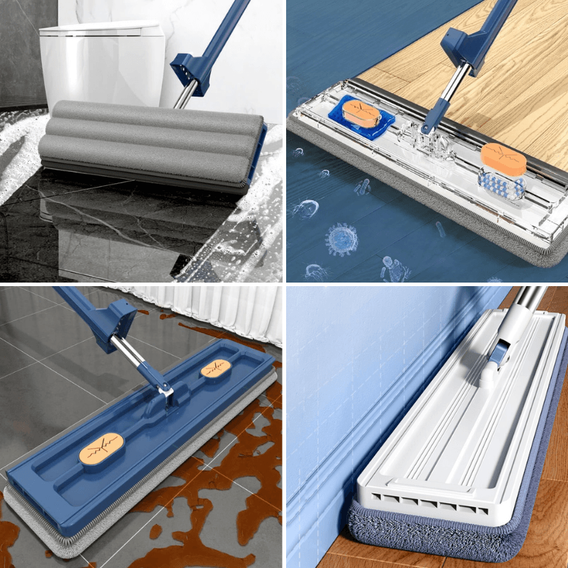 Frendorf | FlatMop - Der ultimative Wischmopp mit rotierenden und adjustable Funktionen