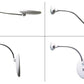 Frendorf |  LED-Vergrößerungsspiegel mit flexiblem Schwanenhals | 10-fache Vergrößerung | Tageslicht-LED | Kosmetikspiegel