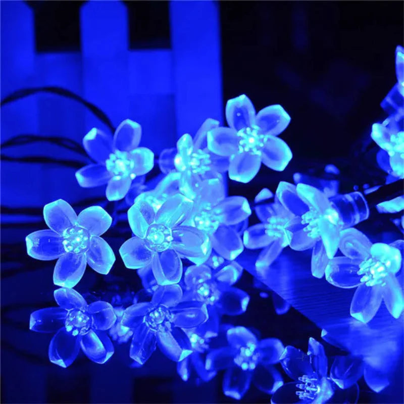 Florale Garten Mehrfarbige Solarbetriebene LED Streifen