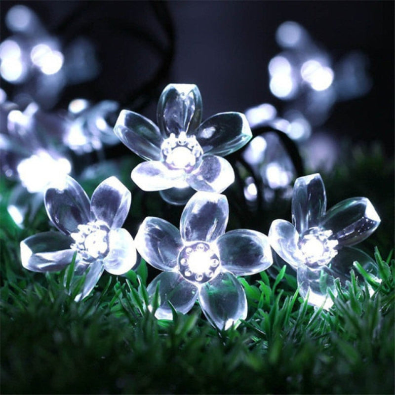 Florale Garten Mehrfarbige Solarbetriebene LED Streifen
