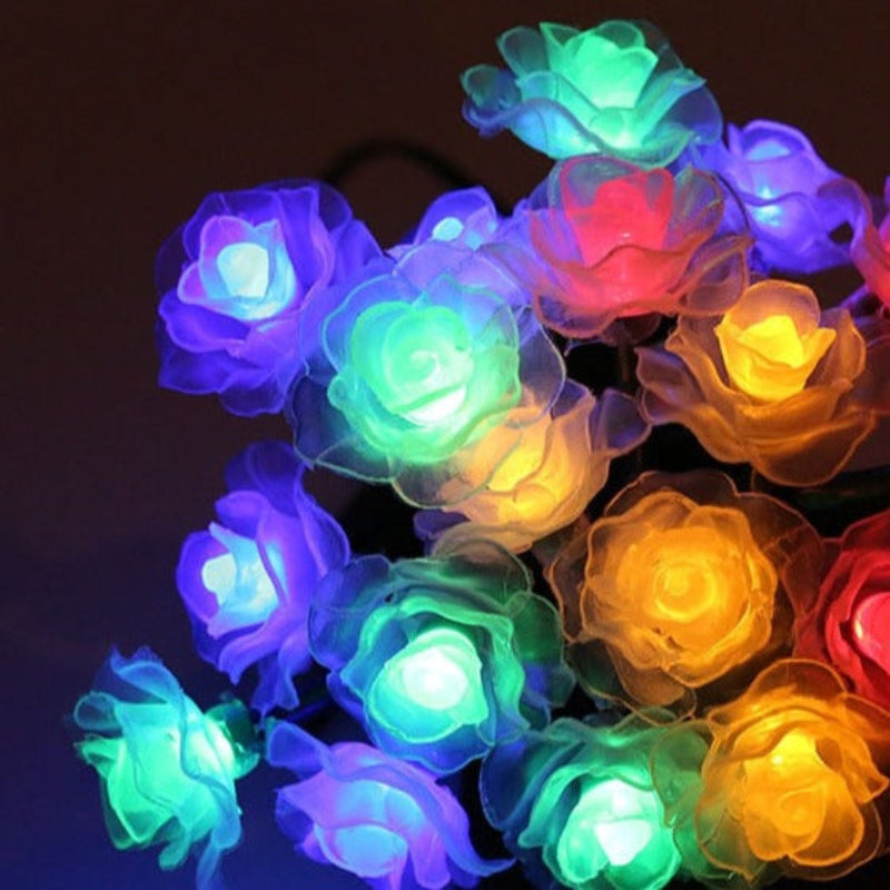 Florale Garten Mehrfarbige Solarbetriebene LED Streifen
