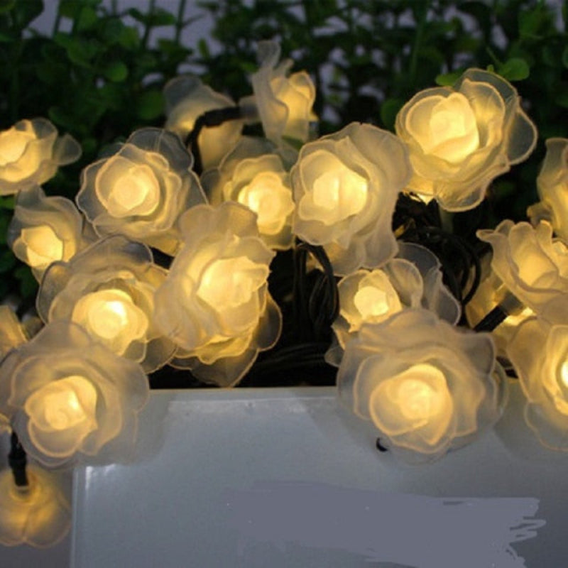 Florale Garten Mehrfarbige Solarbetriebene LED Streifen