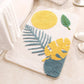Frendorf | LeafLuxe - Moderne botanisch inspirierte abstrakte Blatt-Badematte