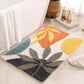 Frendorf | LeafLuxe - Moderne botanisch inspirierte abstrakte Blatt-Badematte