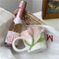 Frendorf 3D Floral Handbemalte Tasse