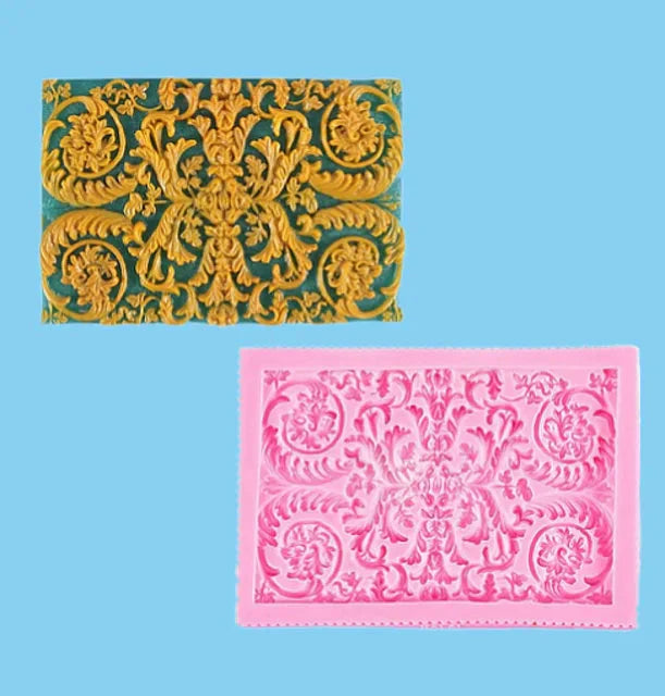 Frendorf | Blumen Fondant Kuchenrand Dekoration Silikonform DIY Backzubehör