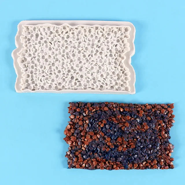 Frendorf | Blumen Fondant Kuchenrand Dekoration Silikonform DIY Backzubehör