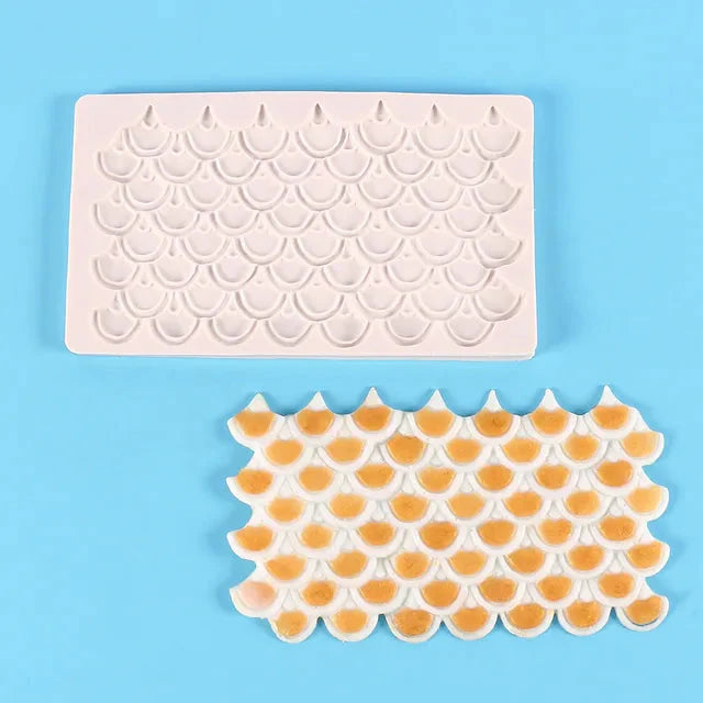 Frendorf | Blumen Fondant Kuchenrand Dekoration Silikonform DIY Backzubehör