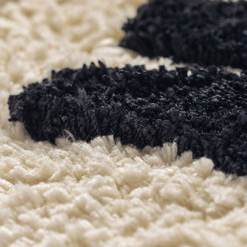 Frendorf | ComfiMat Premium Badezimmer Badematte Teppich | Flauschig | Rutschfest | Stilvolle Designs | Komfort für Zuhause