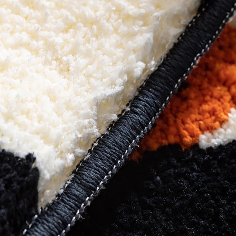 Fluffy Schachbrettgitter Teppich