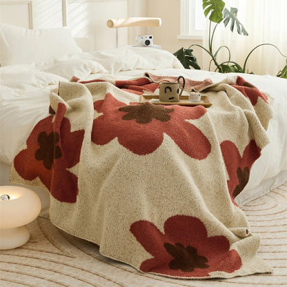 Frendorf | Eleganz und Wärme für Ihr Zuhause mit der weichen Blumen-Decke