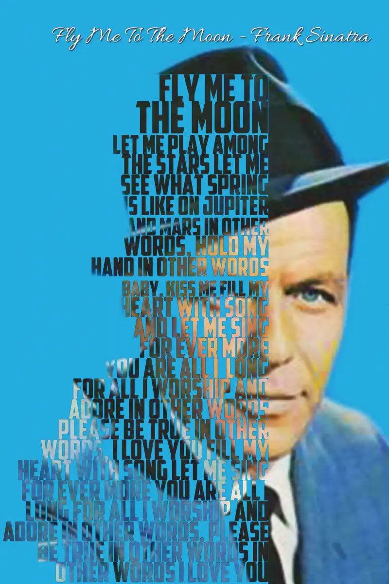 Frendorf | Fly Me To The Moon - Frank Sinatra Wandkunst