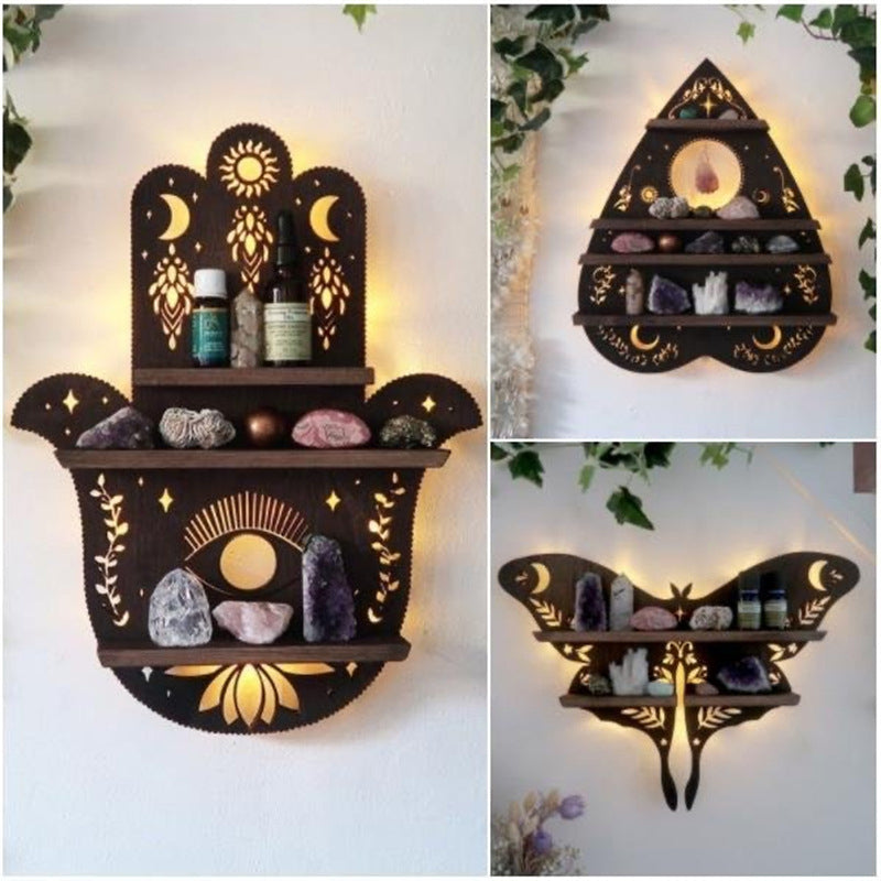Frendorf | Luna Moth Lampe Kristallregale
