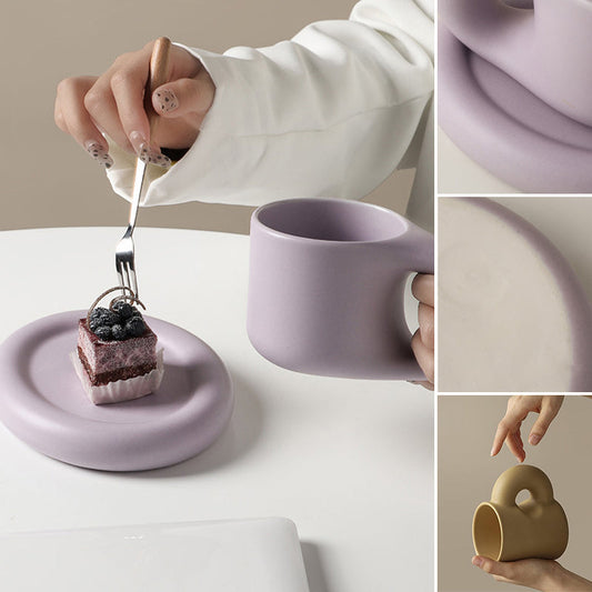 Nordic Minimalist Süße Dicke Tasse