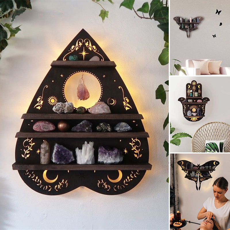 Frendorf | Luna Moth Lampe Kristallregale
