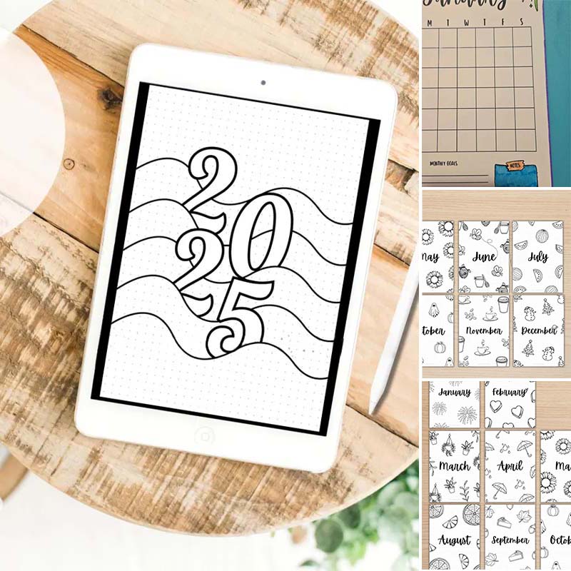 Frendorf | 2025 JOURNAL BUNDLE - DRUCKBARE Journalseiten