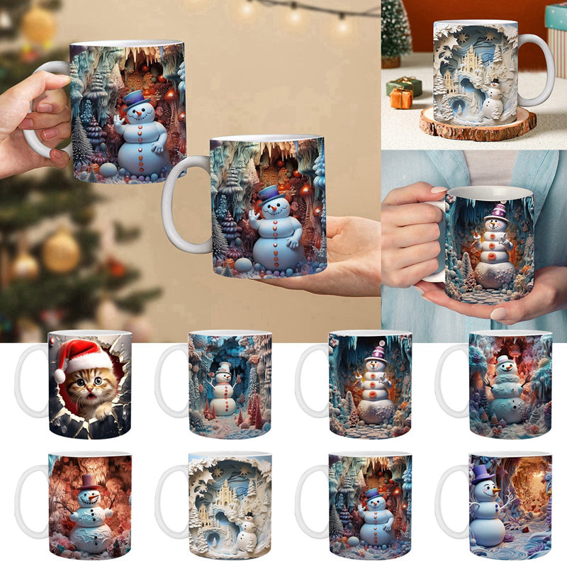 Frendorf | 3D Weihnachts-Schneemann Becher
