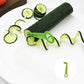 Frendorf | 2-in-1 Gemüseschneider & -slicer, Multi-Doppelmesser-Schäler
