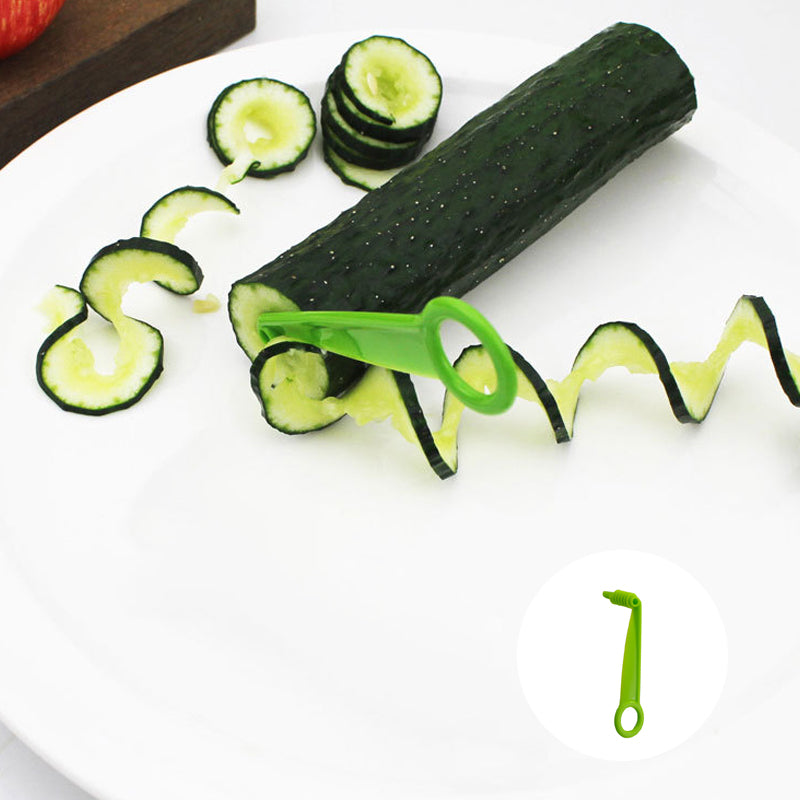 Frendorf | 2-in-1 Gemüseschneider & -slicer, Multi-Doppelmesser-Schäler