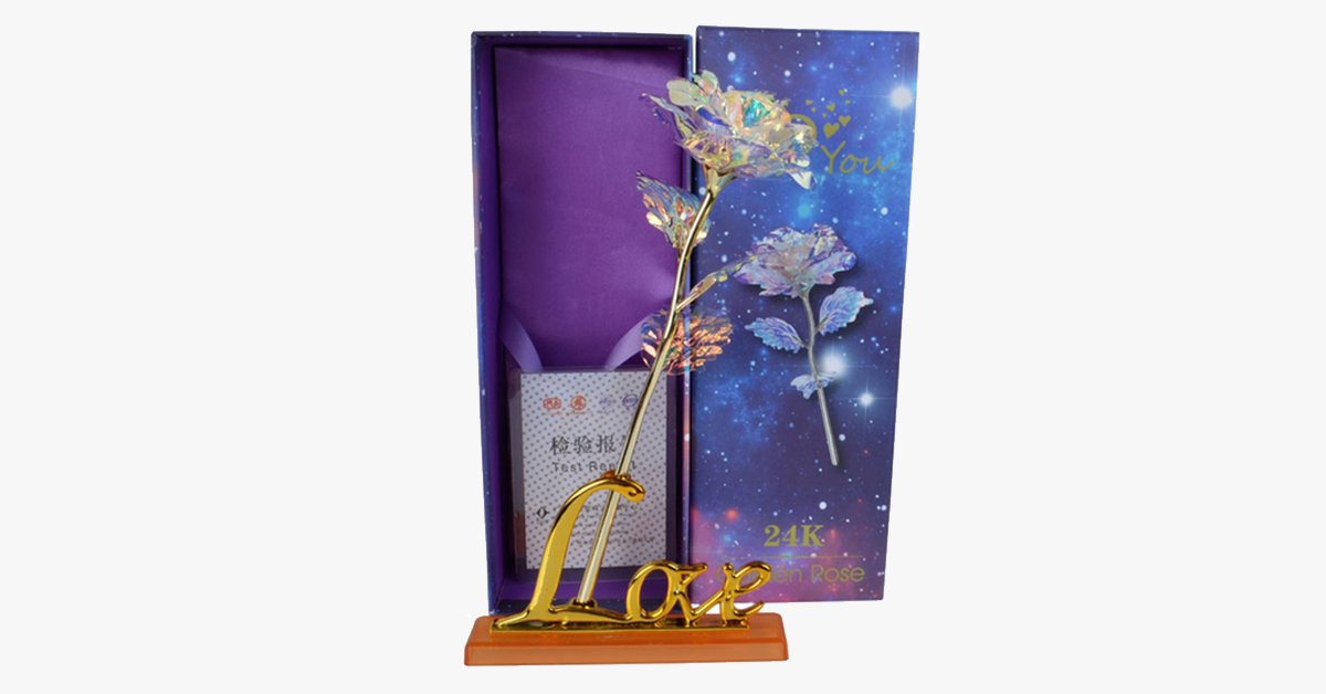 Frendorf | 24K Folierte Valentinsrose