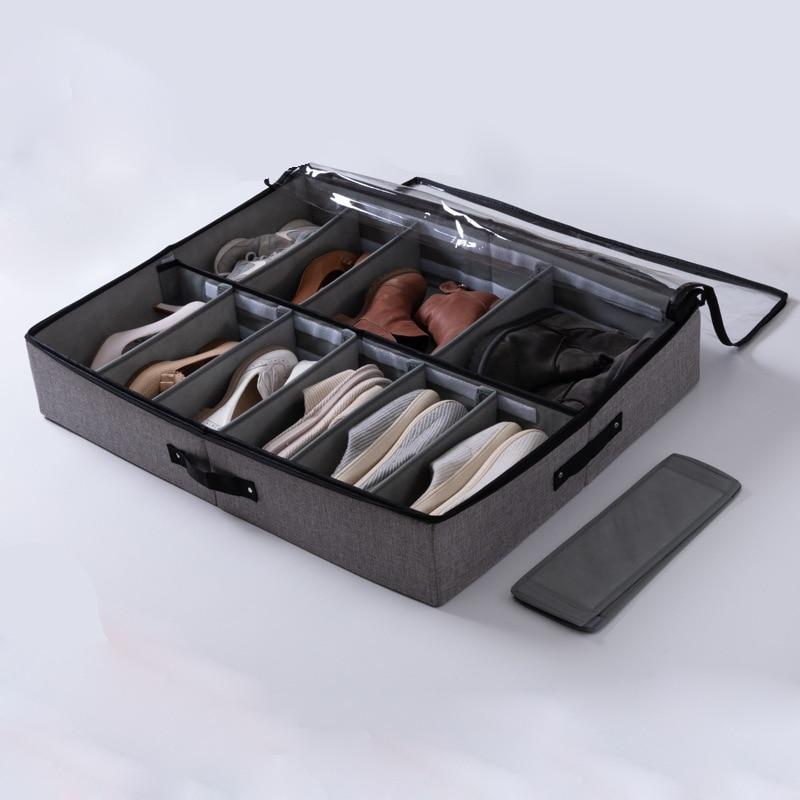 Faltbarer Schuhbox-Organizer und Schuhaufbewahrung